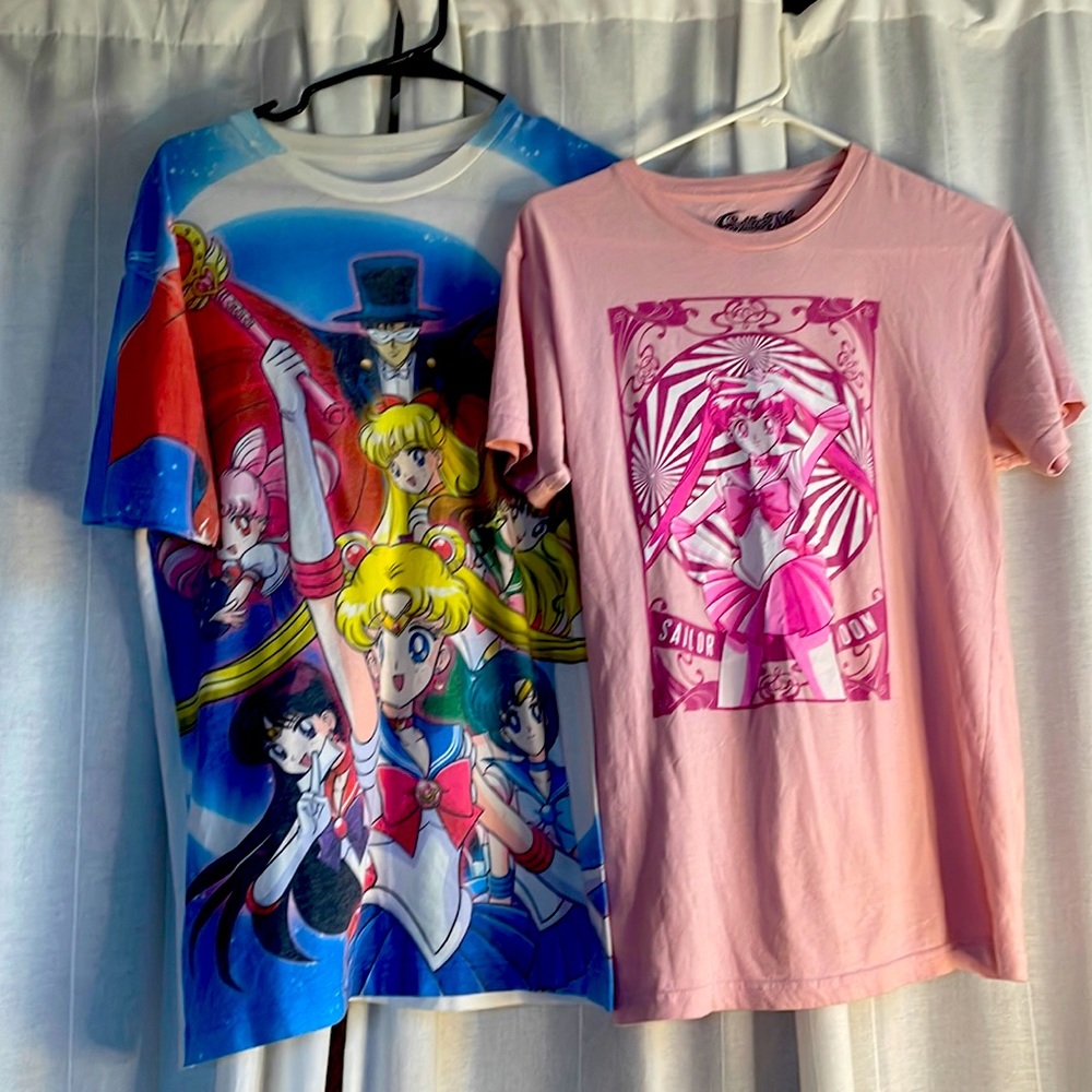 Two sailor moon t shirts